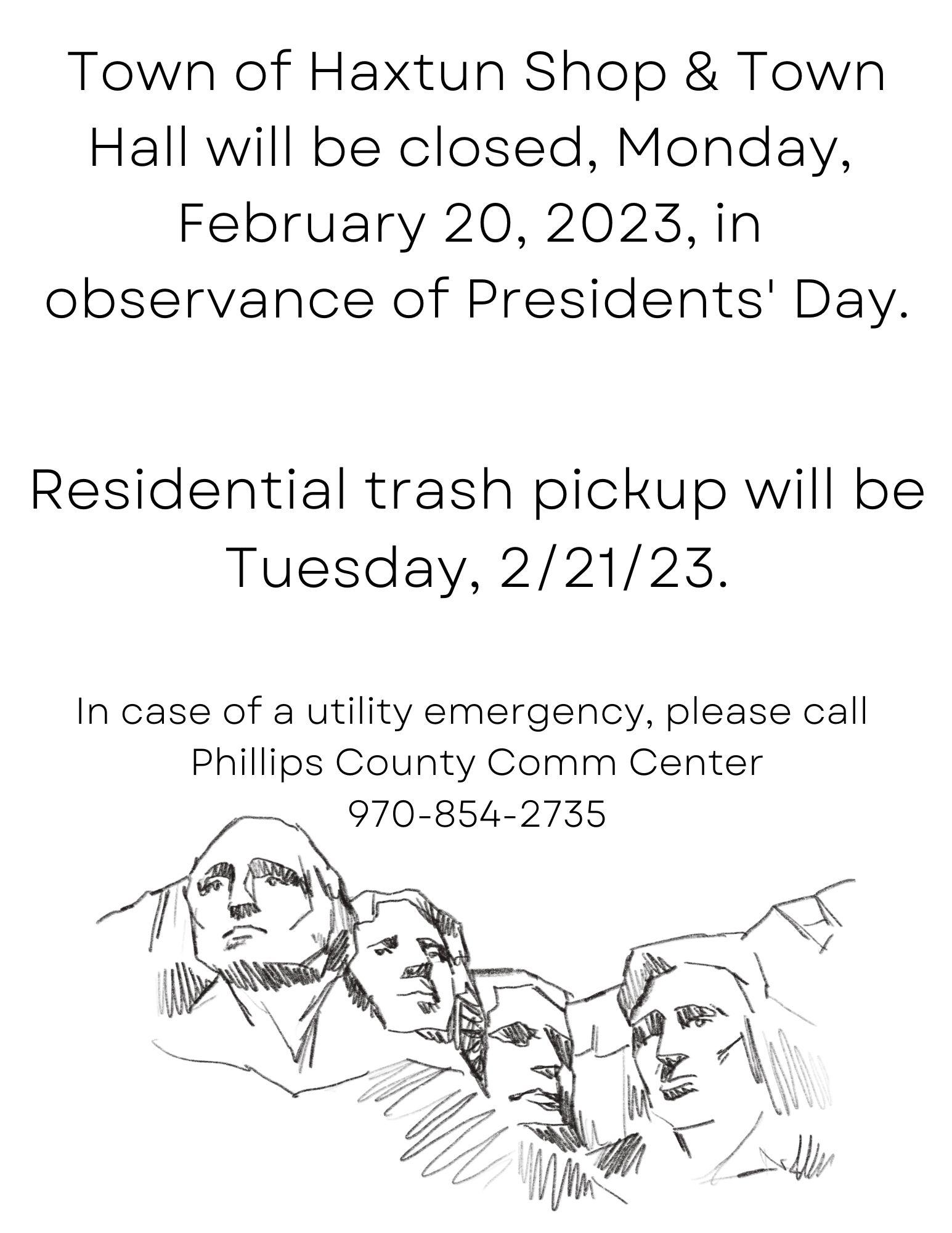 PresidentsDay Town of Haxtun