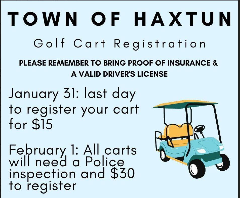 Golf Cart Registration